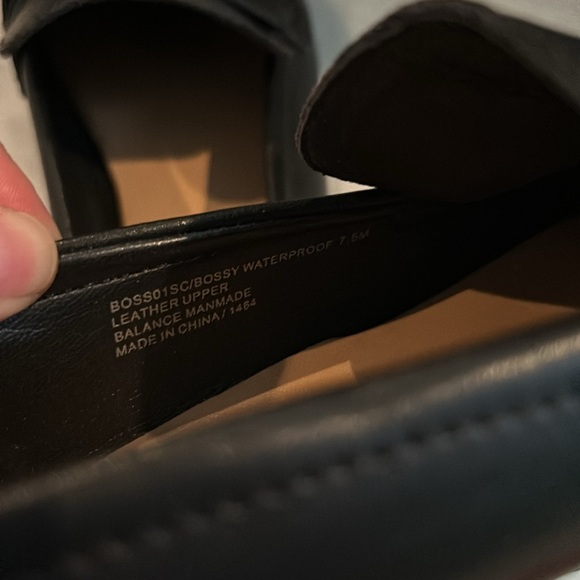 Aqua College Women's Black Waterproof Bossy Slip-on Loafer Flats Size 7.5 NWT - Picture 4 of 4